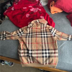 Classic Tan Plaid Kids Jacket